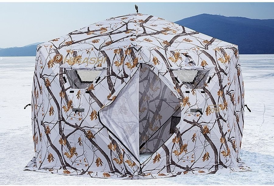Зимняя палатка шестигранная Higashi Winter Camo Sota (80296)