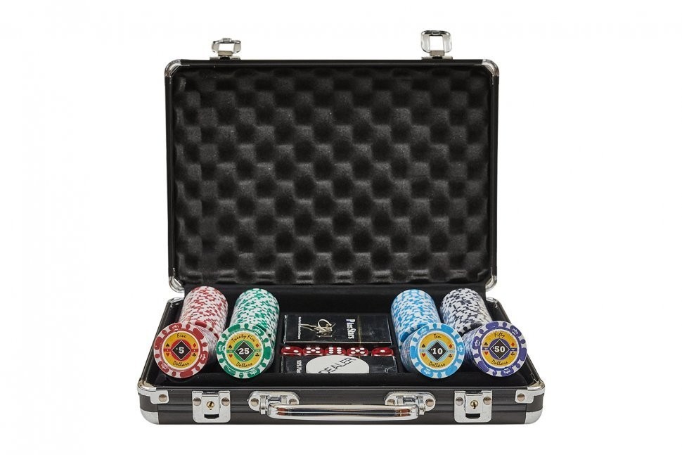 Набор для покера Crown на 200 фишек (32218)