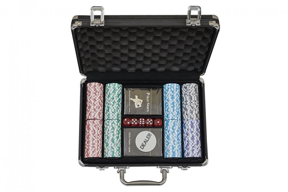 Набор для покера Crown на 200 фишек (32218)