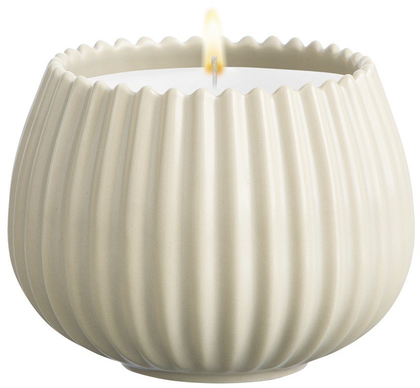 Свеча ароматическая lemon, mandarin & neroli из коллекции edge, бежевый, 30 ч (75650)