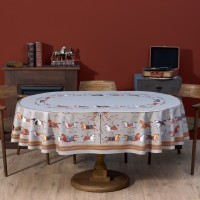 Скатерть  овальная  &quot;passage&quot; ,160х220см, 100% хлопок,твил c пропиткой, серый Lefard (850-761-41)