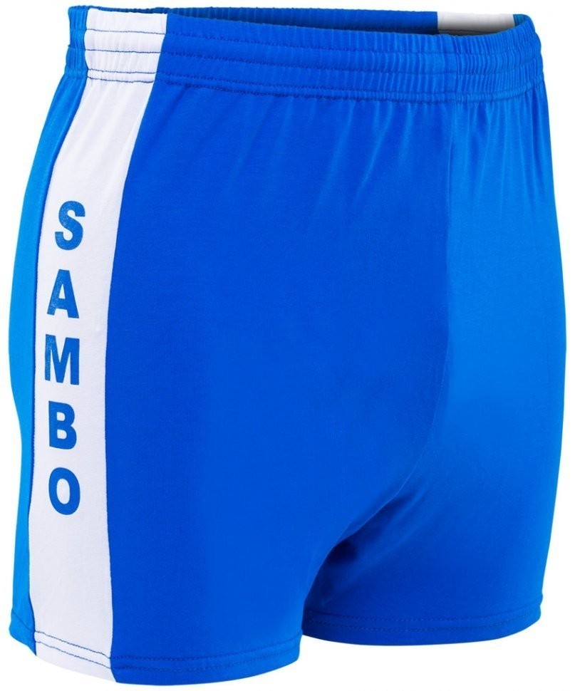 Шорты для самбо SS-04, синий, 44-48 (809632)