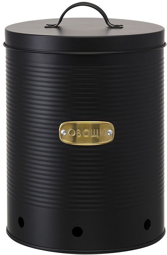 Банка для хранения овощей irmel, 6 л, графит (78387)
