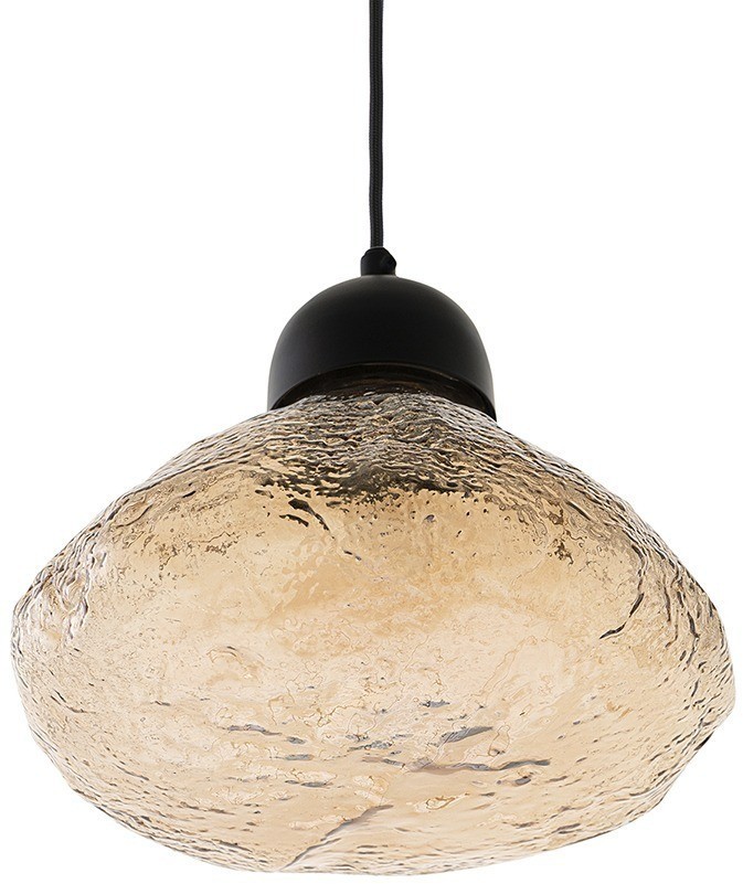 Светильник подвесной frozen light, D25 см, янтарный (76530)