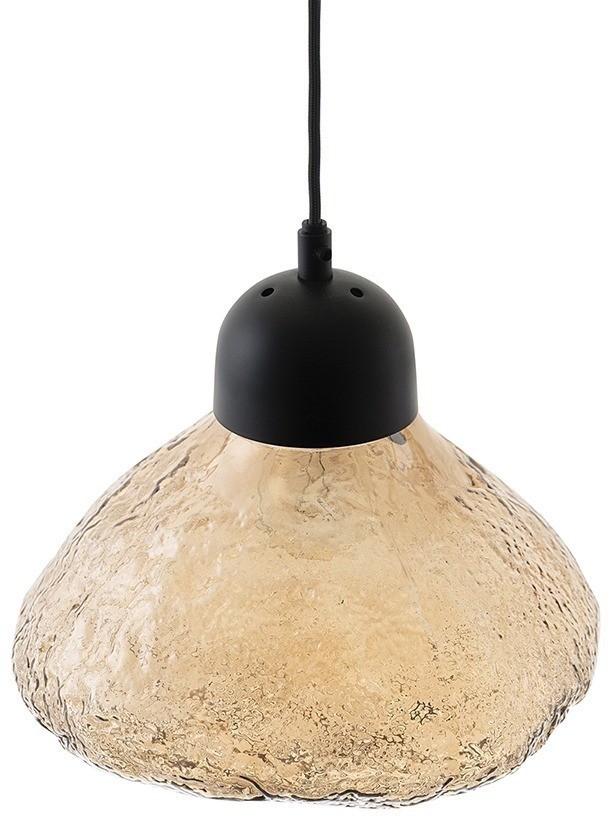 Светильник подвесной frozen light, D25 см, янтарный (76530)