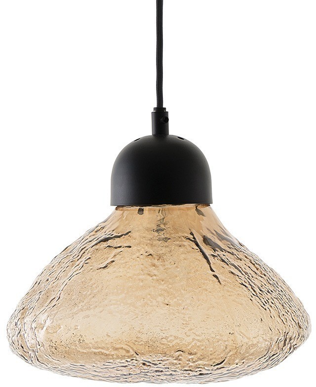 Светильник подвесной frozen light, D25 см, янтарный (76530)