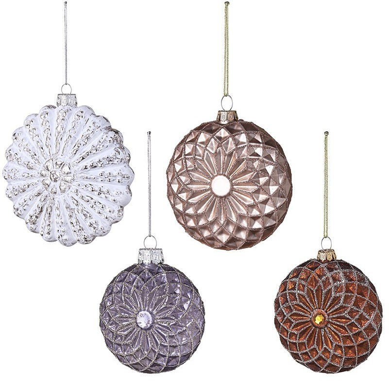 Набор ёлочных украшений winter wonders из коллекции new year essential, 4 шт. (78280)