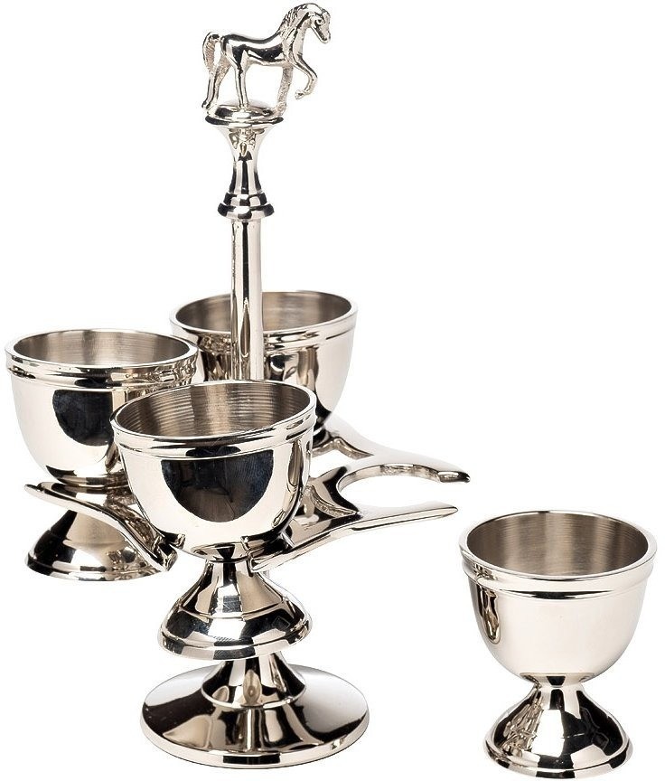 Подставка для яиц "Horse" латунь цвет хром d10*18см (TT-00006315)