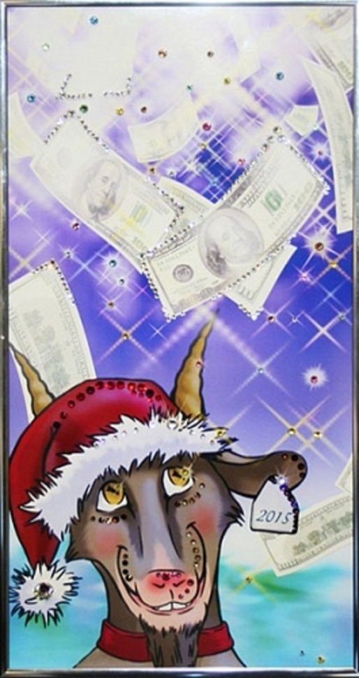 Картина Про100козел с кристаллами Swarovski (1546)