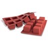 Форма силиконовая для приготовления пирожных cube, 17,6х29,8 см, 1 л (68901)