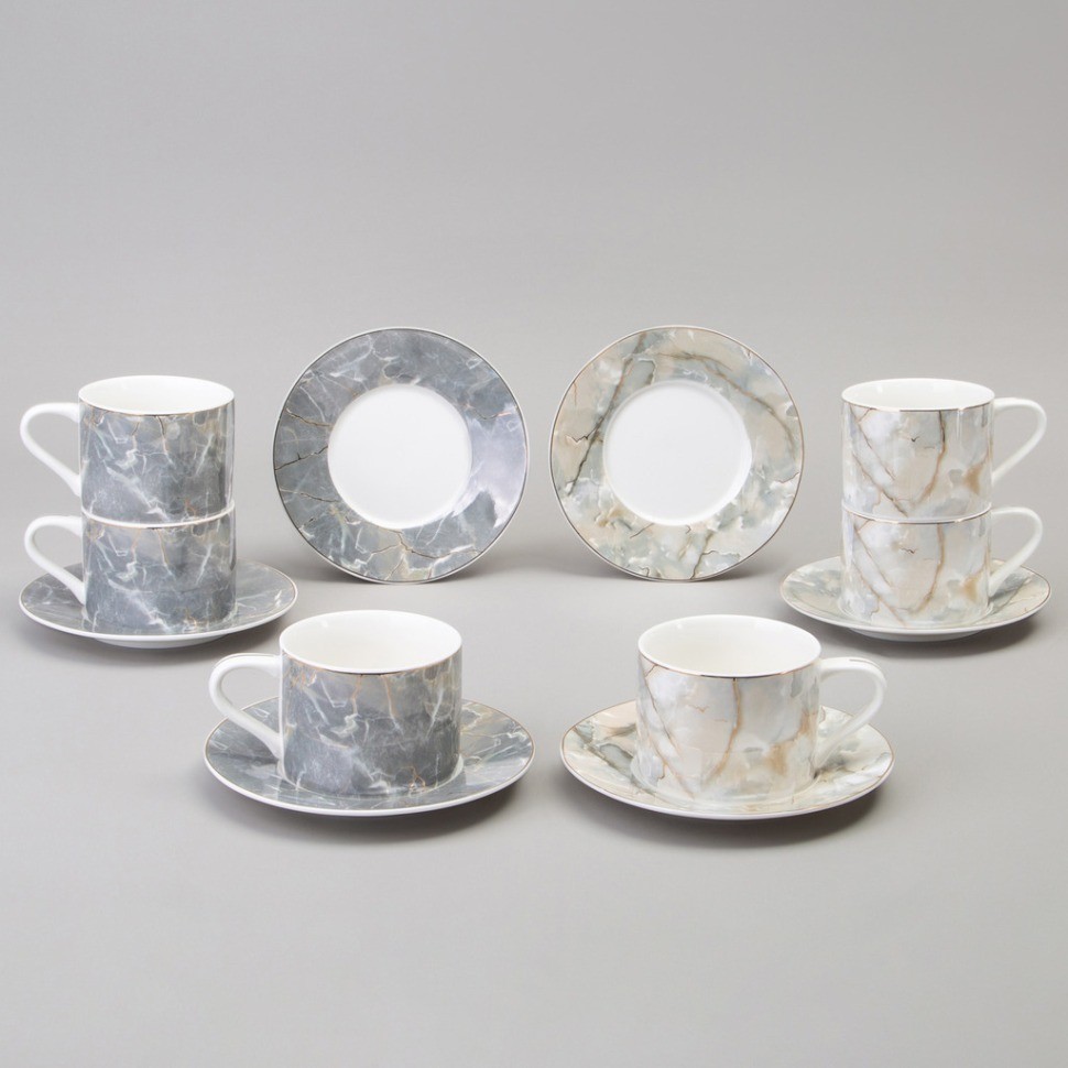 Чайный набор lefard "top style" на 6 пер. 12 пр. 250 мл (165-566)