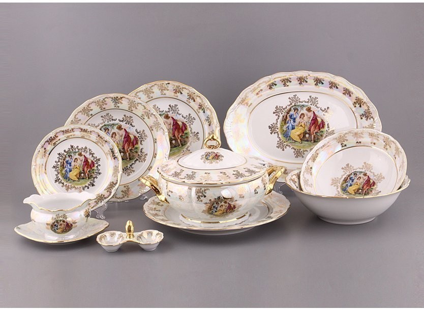 Столовый сервиз на 6 персон 25 пр."мадонна" G.Benedikt. (662-557)