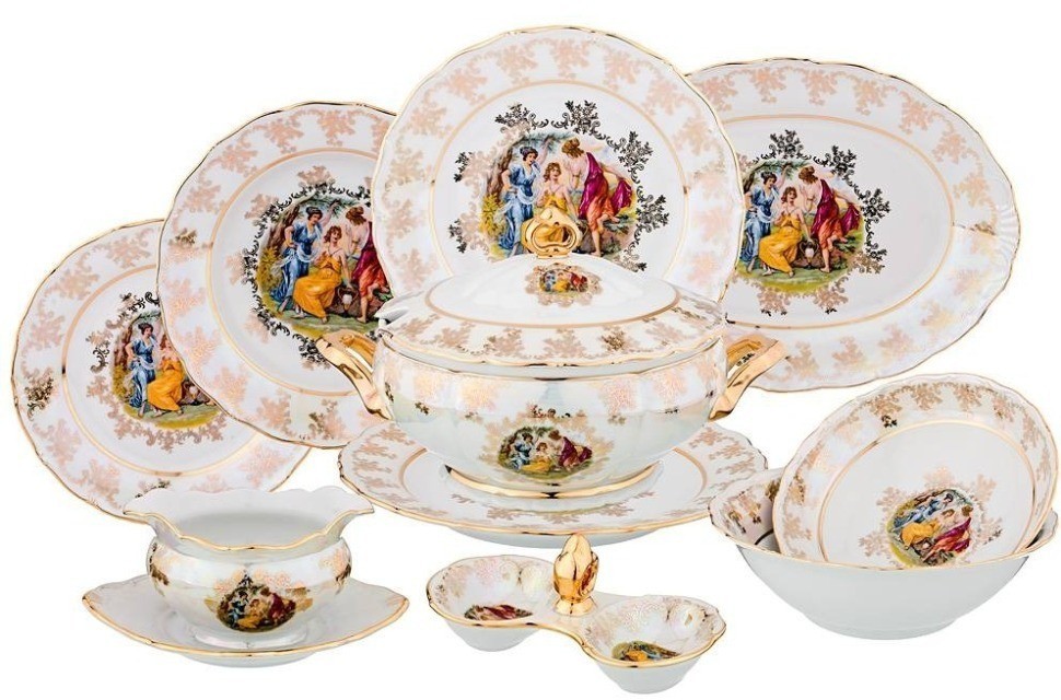 Столовый сервиз на 6 персон 25 пр."мадонна" G.Benedikt. (662-557)