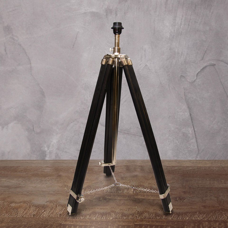 Стойка для торшера 18604, дерево, металл, Black, ROOMERS FURNITURE