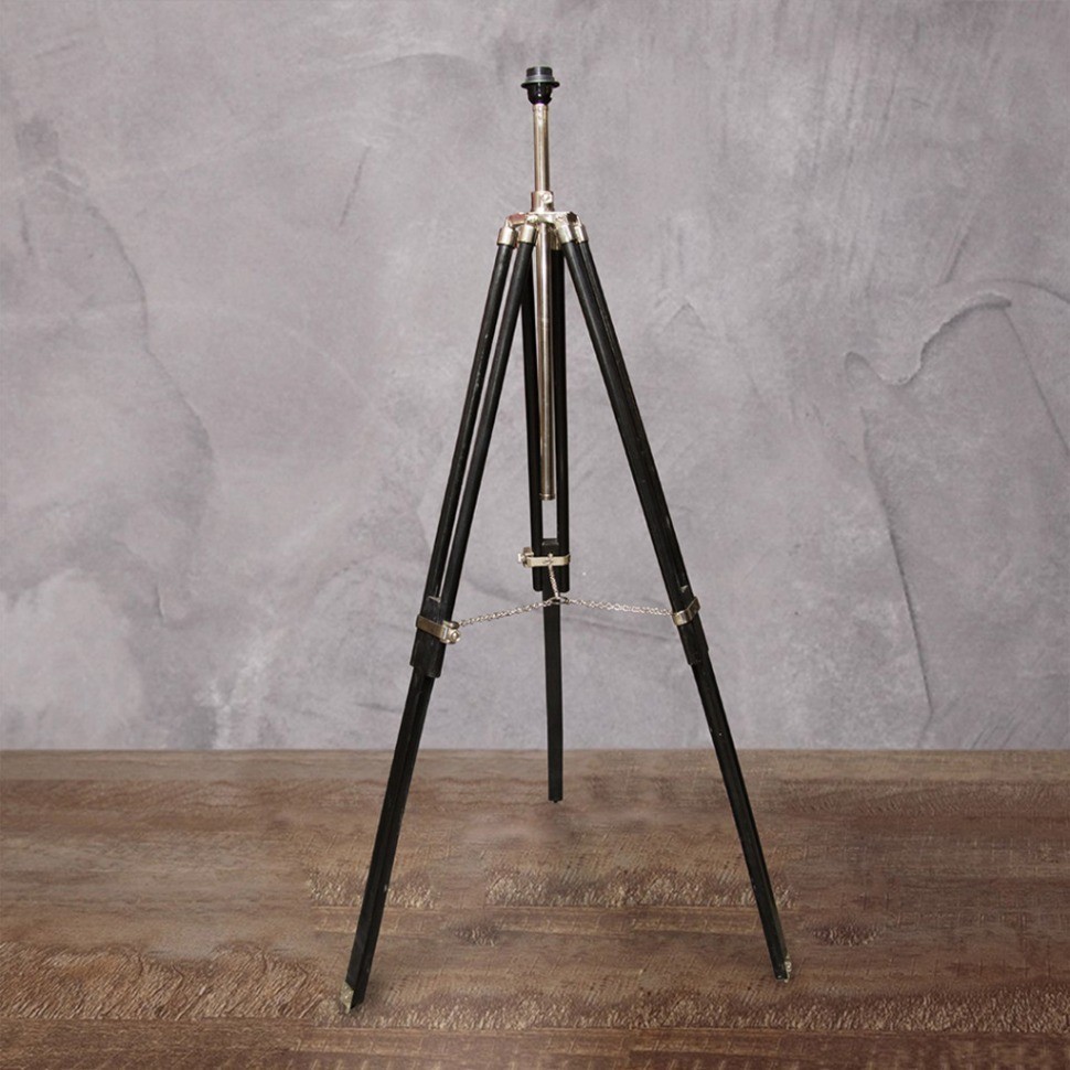 Стойка для торшера 18604, дерево, металл, Black, ROOMERS FURNITURE