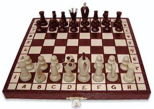 Шахматы "Королевские 30" (Польша, дерево, 30х15х5см), Madon (31125)