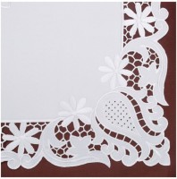 Декоративная салфетка 85*85 см, 100% полиэстер SANTALINO (836-245)