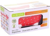 Подставка для губки 150 мл Красный Узор LORAINE (25818)