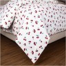 Пододеяльник "вишенка" 145х215см,белый,100%х\б,сорочка SANTALINO (984-232)