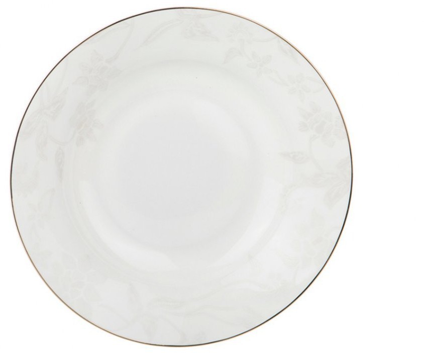 Тарелка суповая "снежная королева" диаметр=23 см.без упак. Porcelain Manufacturing (440-207)