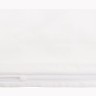 Комплект постельного белья из сатина белого цвета с темно-синим кантом из коллекции essential, 200х220 см (73711)
