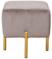 Пуф Mario вельвет св.бежевый Velv SBEG 42*42*44см (TT-00011449)