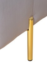 Пуф Mario вельвет св.бежевый Velv SBEG 42*42*44см (TT-00011449)