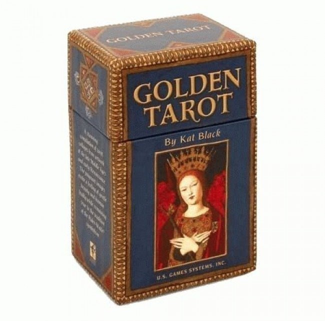 Карты Таро "Golden Tarot by Kat Black" US Games / Золотое Таро (33535)