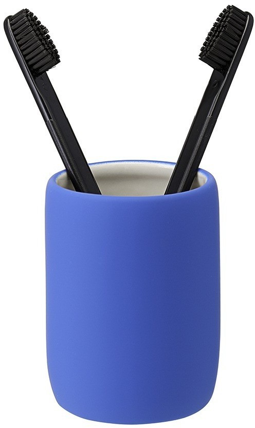 Набор ванных принадлежностей с подставкой flow, синий индиго, 4 пред. (78501)