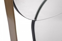 Зеркало в металлич. раме цвет золото  91*102см (TT-00003631)