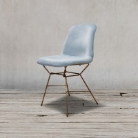 Стул SC-3288HW/blue, Каркас матовое золото, вельвет, ROOMERS FURNITURE