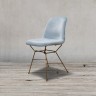 Стул SC-3288HW/blue, Каркас матовое золото, вельвет, ROOMERS FURNITURE