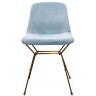 Стул SC-3288HW/blue, Каркас матовое золото, вельвет, ROOMERS FURNITURE