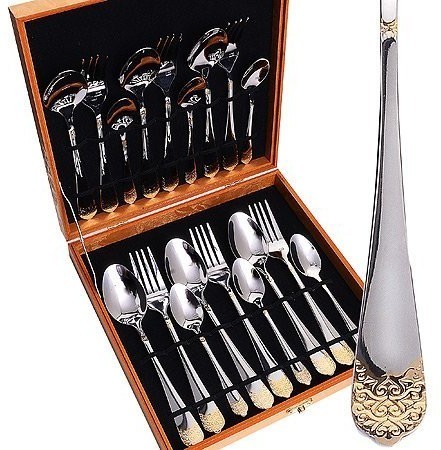 Набор столовых приборов 18пр нерж МВ (30705)