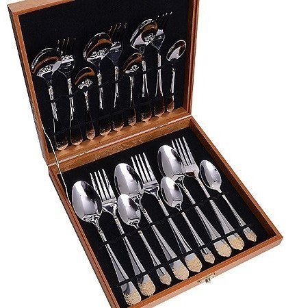 Набор столовых приборов 18пр нерж МВ (30705)