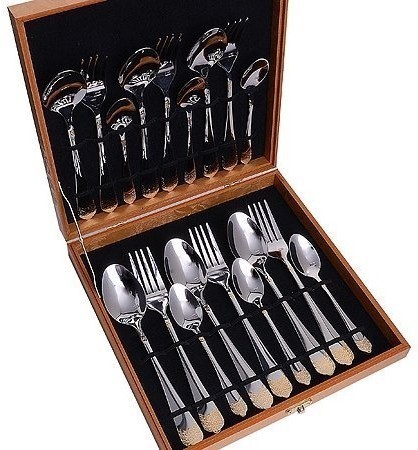 Набор столовых приборов 18пр нерж МВ (30705)