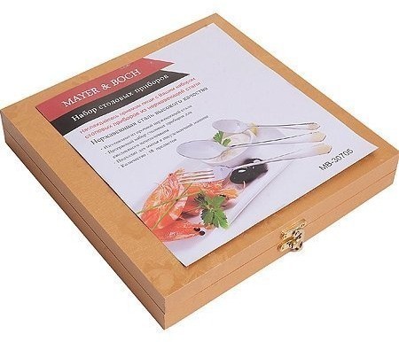 Набор столовых приборов 18пр нерж МВ (30705)