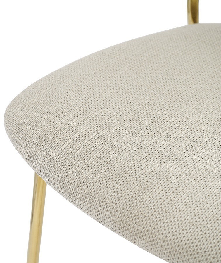 Стул полубарный eirill, шенилл, серый (75788)