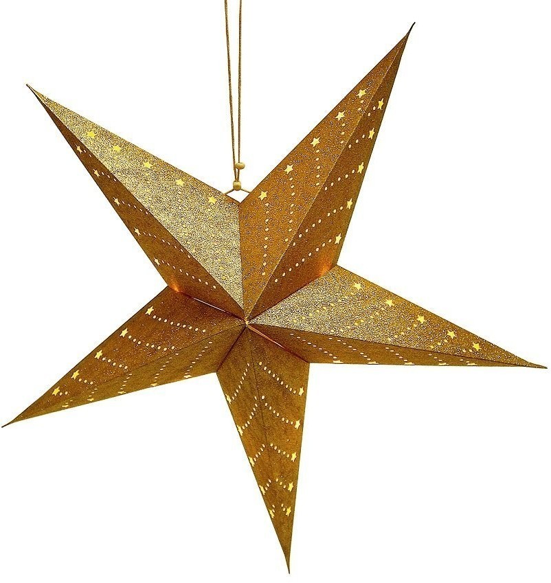 Led-светильник подвесной star 60 см., золотой (63091)