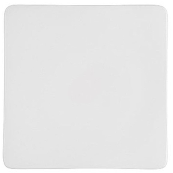 Тарелка квадратная S1004, фарфор, white