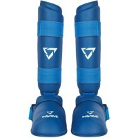 Защита голень-стопа FERRUM, ПУ, синий (1524089)