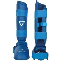 Защита голень-стопа FERRUM, ПУ, синий (1524089)