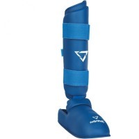 Защита голень-стопа FERRUM, ПУ, синий (1524089)