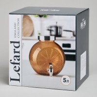 Диспенсер для напитков &quot;orange&quot; 5 л размеры=23*17*24 см Lefard (172-182)