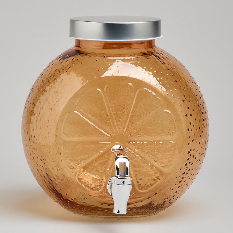 Диспенсер для напитков "orange" 5 л размеры=23*17*24 см Lefard (172-182)