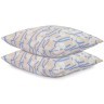 Набор из двух наволочек сиреневого цвета с принтом Полярный цветок из коллекции scandinavian touch, 70х70 см (73699)