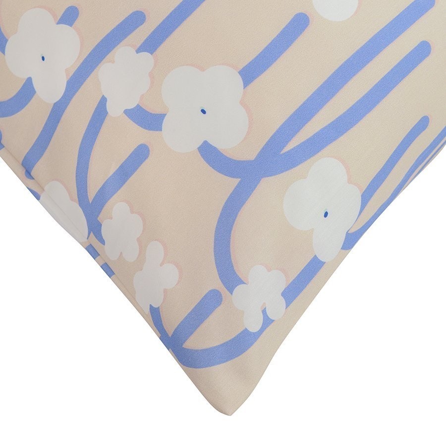 Набор из двух наволочек сиреневого цвета с принтом Полярный цветок из коллекции scandinavian touch, 70х70 см (73699)