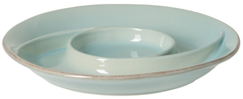 Тарелка CD342-RBL(WWP332-02409E), 32,3 см, керамика, robins egg blue, CASAFINA BY COSTA NOVA