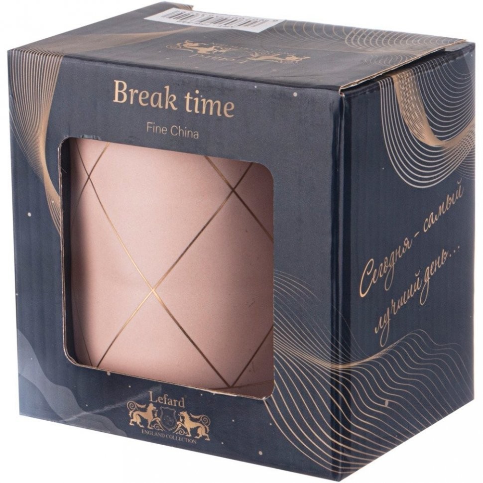 Кружка lefard break time, 380мл 12,1*8,6*11,2см (756-342)