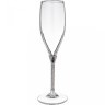 Набор бокалов для шампанского из 2 шт платиновые.250 мл. высота=25 см. CLARET (661-077)